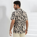 Men's Ripple Pattern Hawaiian Shirt for Summer Beach