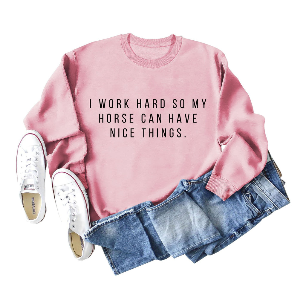 Casual Women's Autumn Winter Letter Sweater