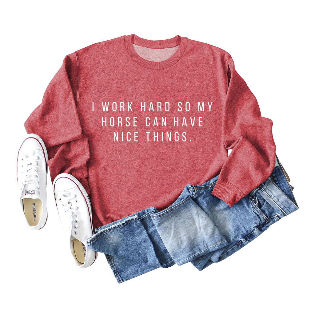 Casual Women's Autumn Winter Letter Sweater