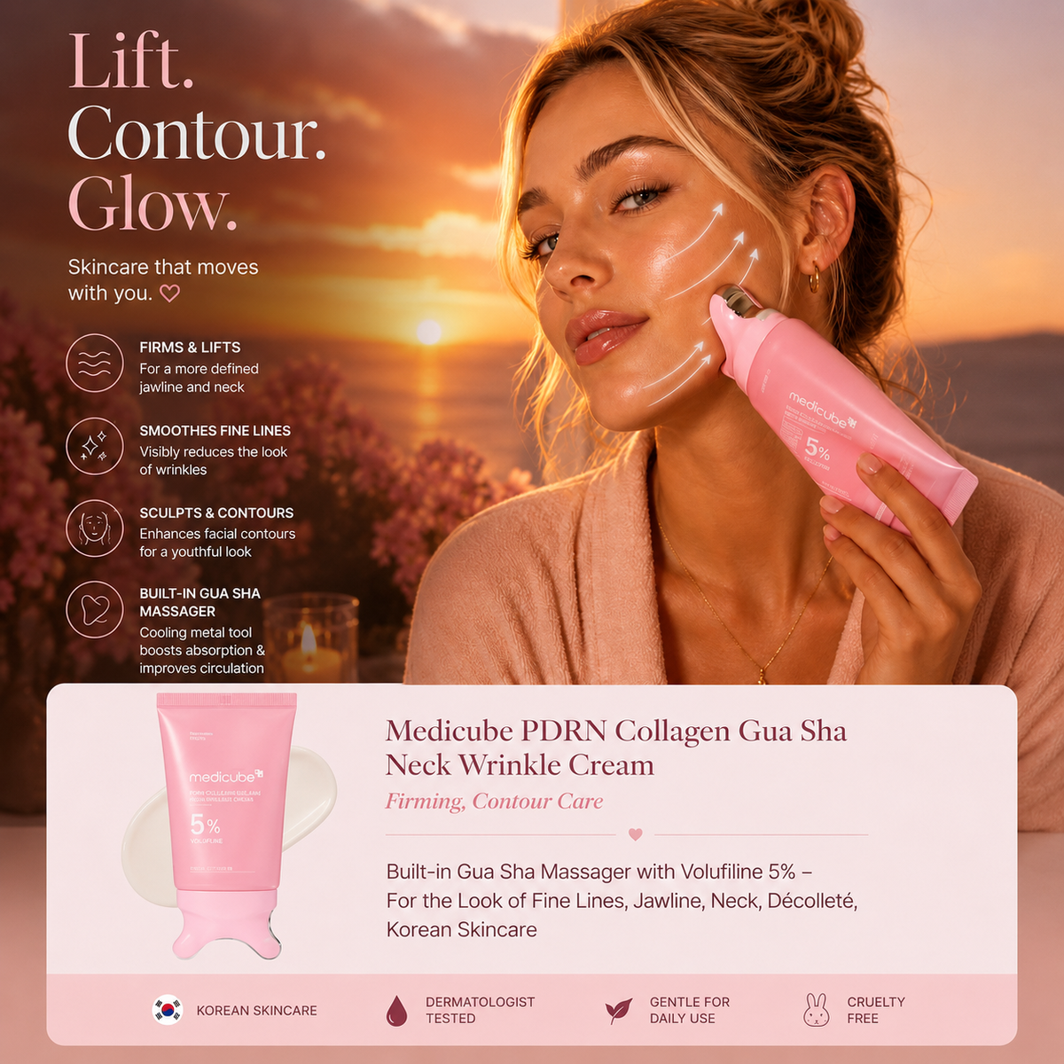 Medicube PDRN Neck Wrinkle Cream | كريم Medicube PDRN لتجاعيد الرقبة