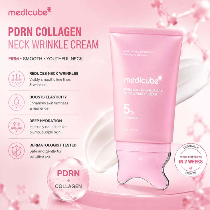 Medicube PDRN Neck Wrinkle Cream | كريم Medicube PDRN لتجاعيد الرقبة