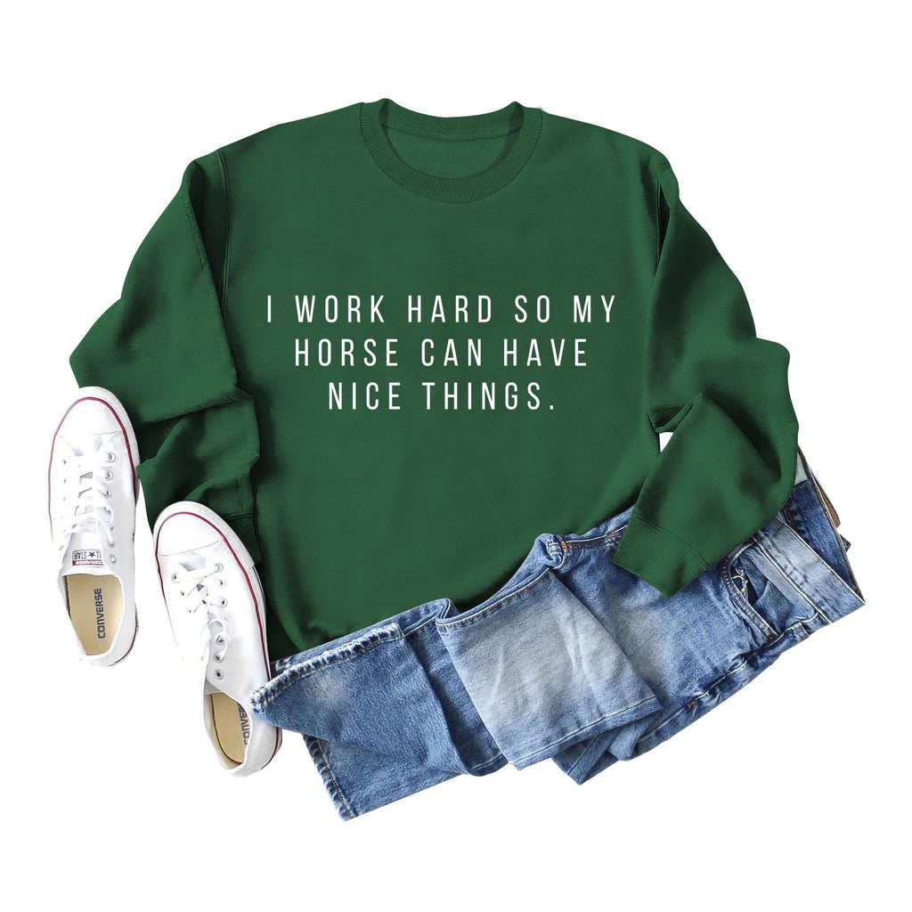 Casual Women's Autumn Winter Letter Sweater