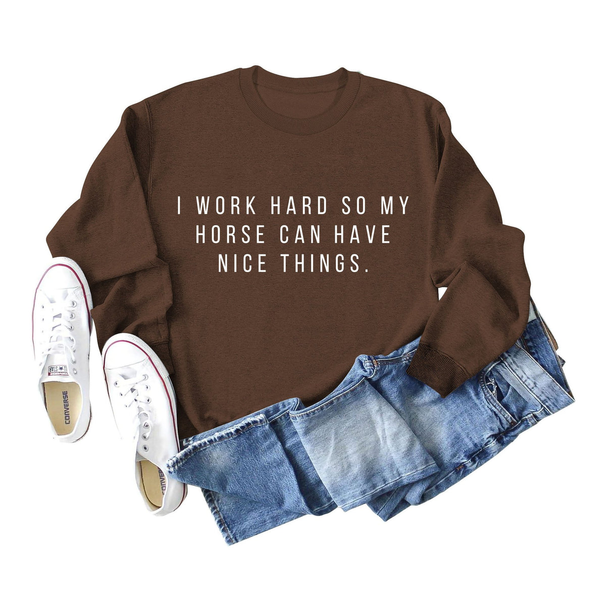 Casual Women's Autumn Winter Letter Sweater