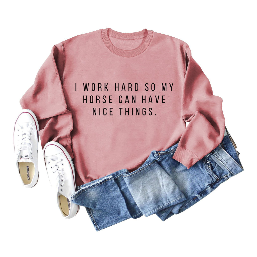 Casual Women's Autumn Winter Letter Sweater