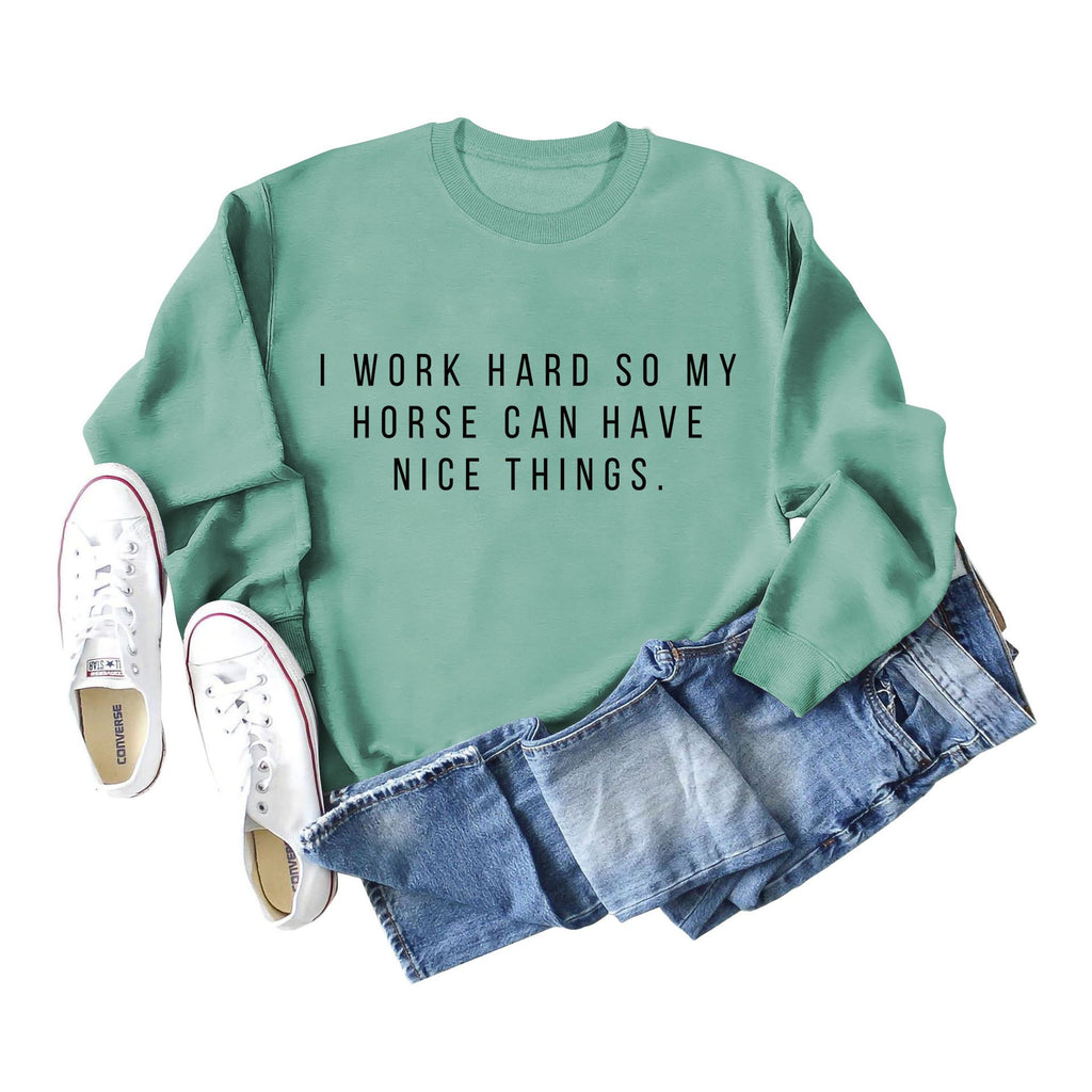 Casual Women's Autumn Winter Letter Sweater