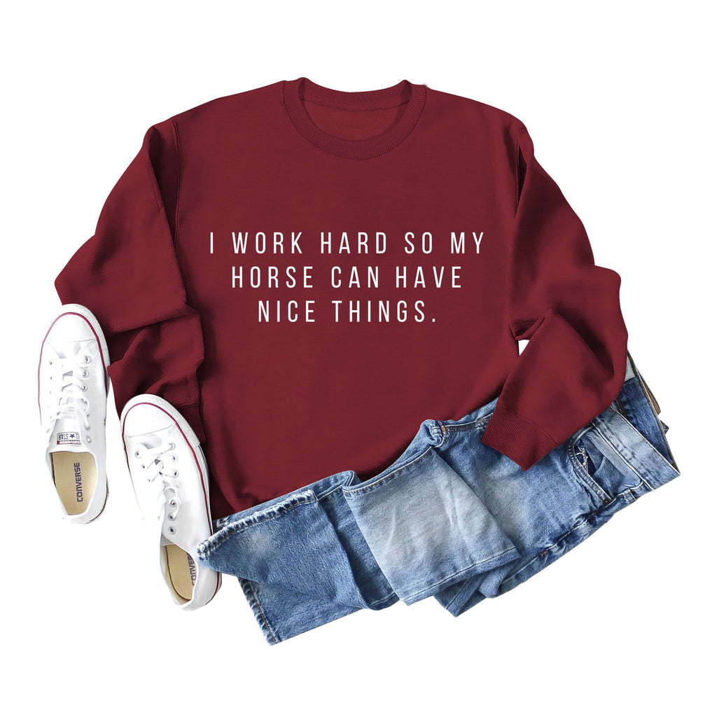 Casual Women's Autumn Winter Letter Sweater