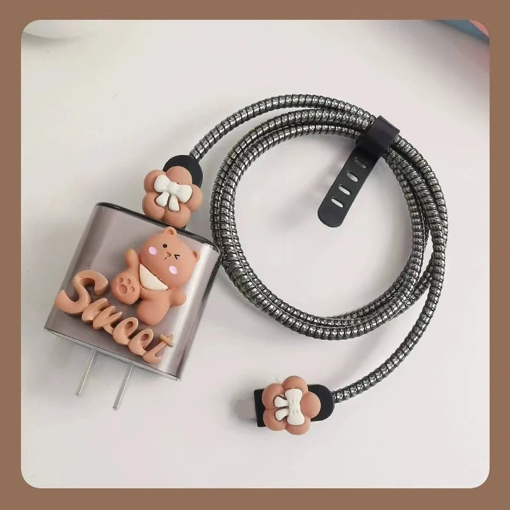 Silicone Charger Protector &amp; Cable Winder