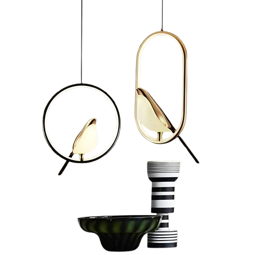 Rotatable Magpie Bird LED Pendant Hanging Light for Kitchen Dining Room
