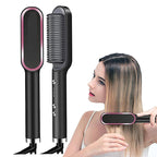 Anti-Scalding Ionic Straightening Comb – Salon-Smooth, Sleek & Frizz-Free Hair